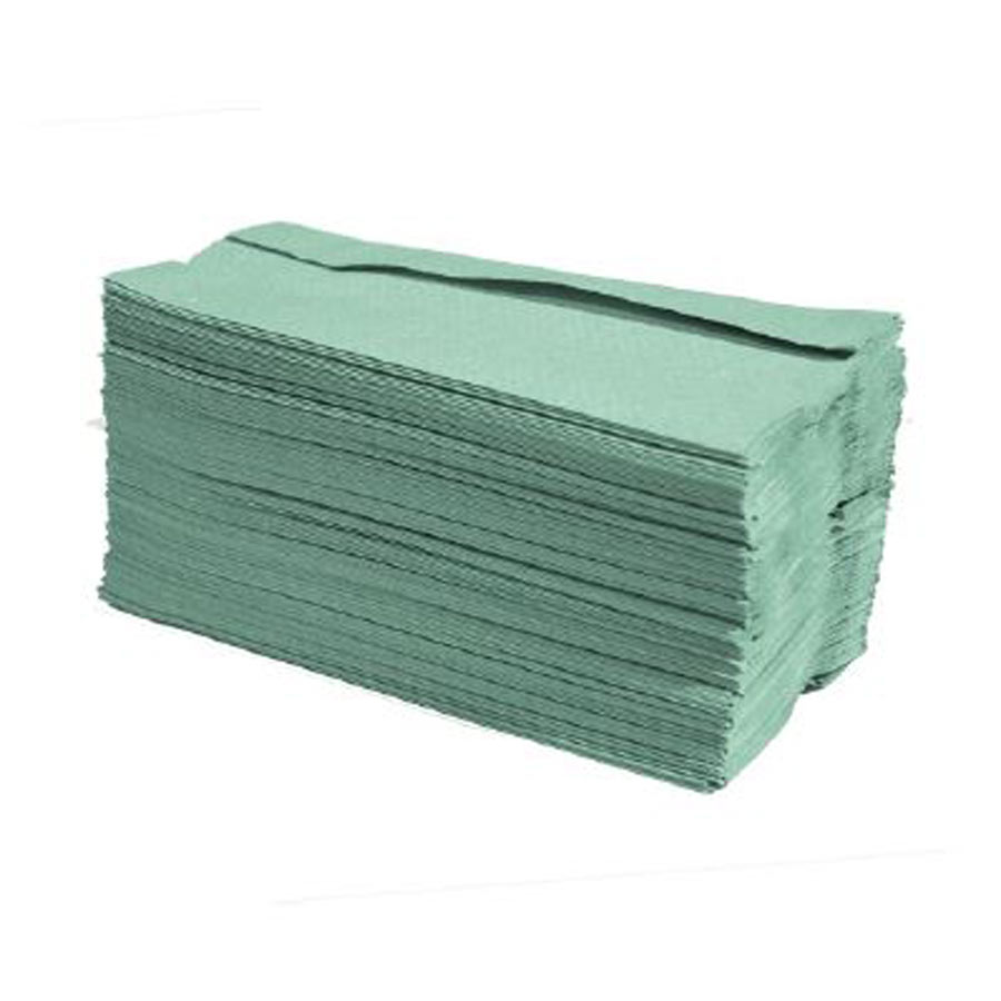 Standard Green C-Fold Hand Towel