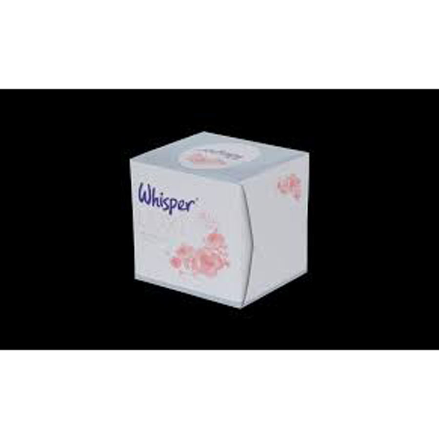 Whisper White Cube Tissue 2ply