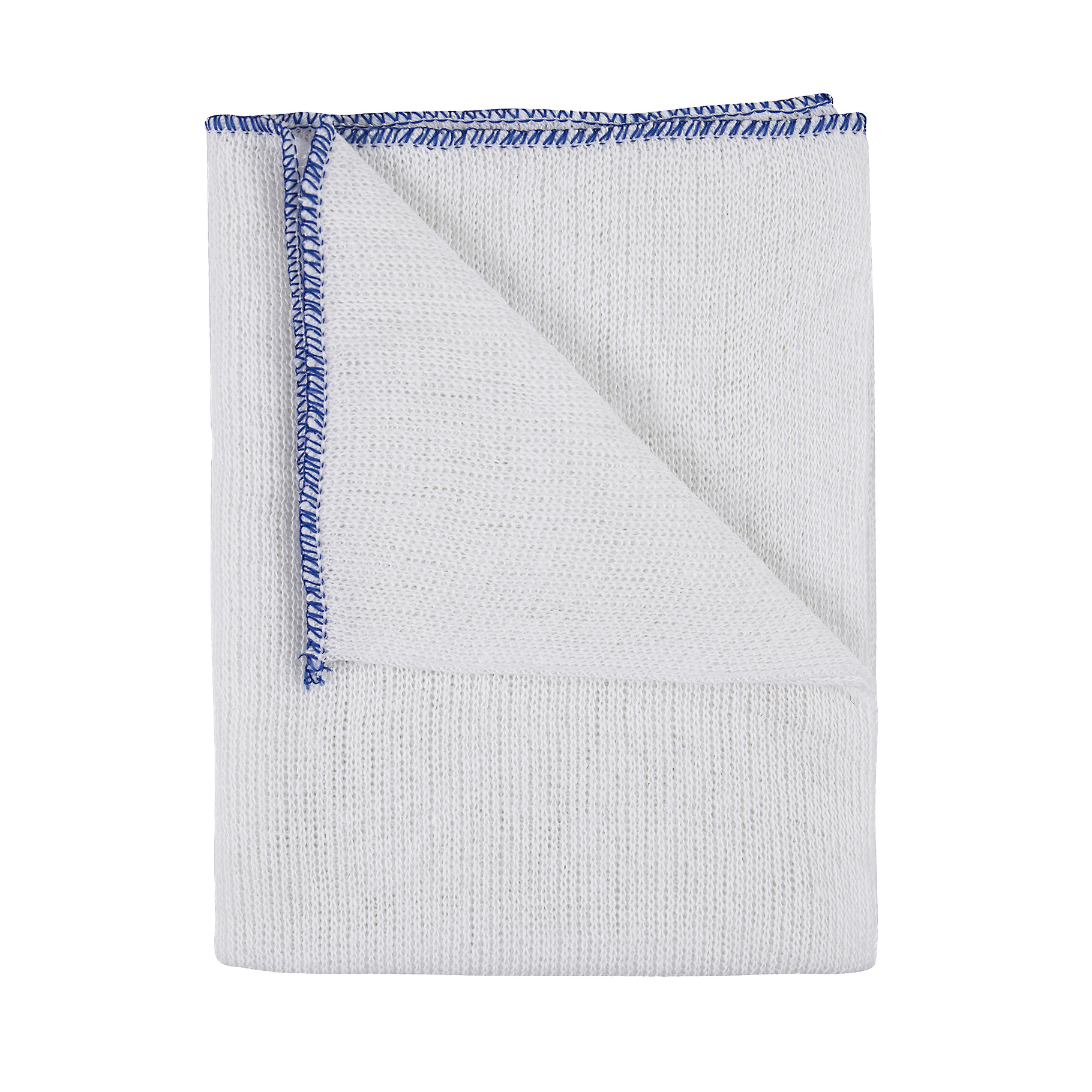 100136 | Bleached Dishcloth Plain - Pack of 10 16x15