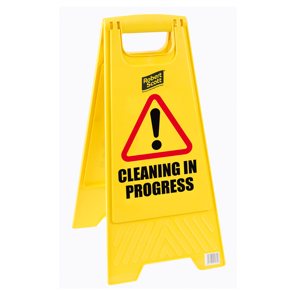 Cleaning in Progress Standard Safety Floor Sign (101433)