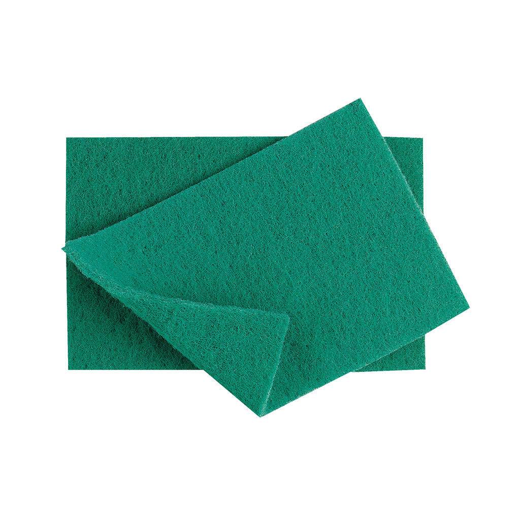 Caterers Scourer (Green) Pack of 10 (23x15cm) (102449)