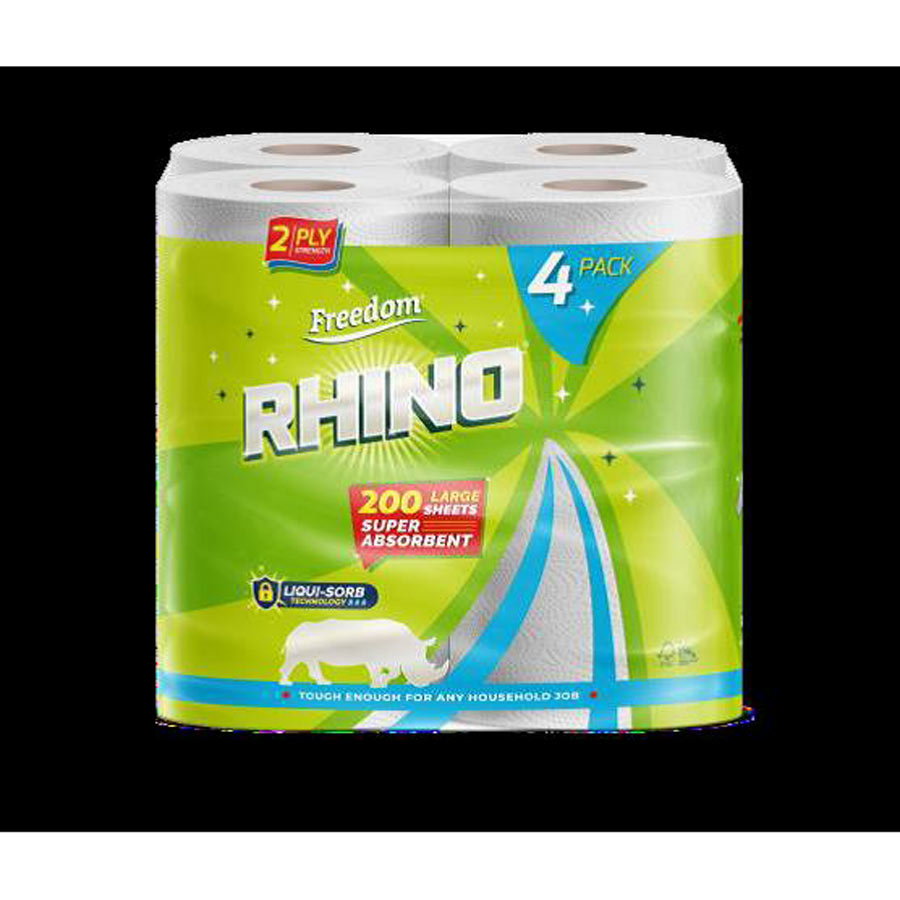 Rhino Kitchen Towel - 2Ply - Case of 24 (6 packs of 4)