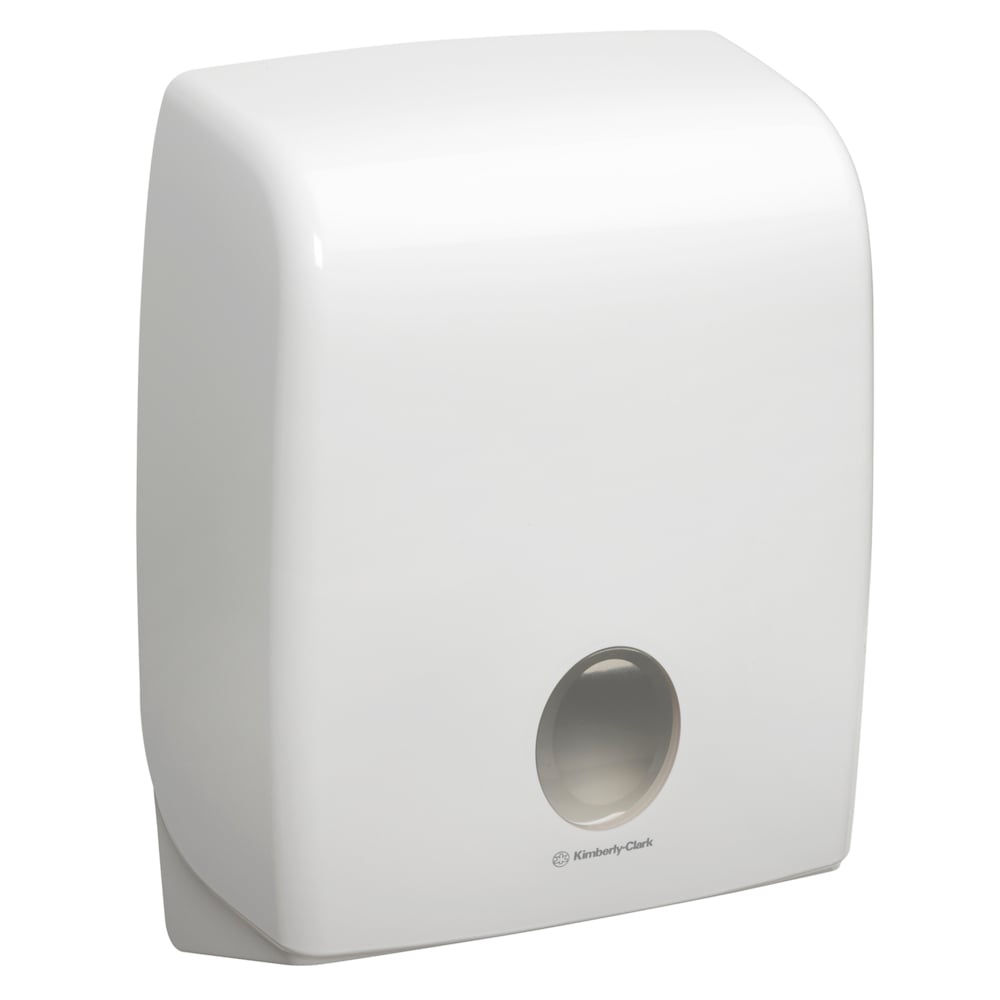 Aquarius C Fold Hand Towel Dispenser 6954 - 1 x White Paper Towel Dispenser