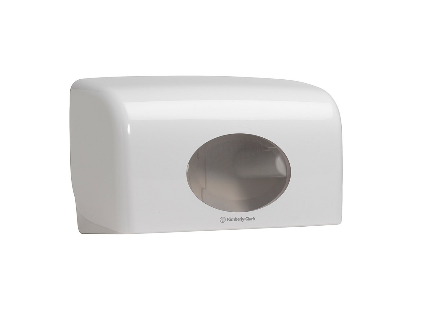 Aquarius™ 6992 Small Roll Double Toilet Roll Dispenser – White