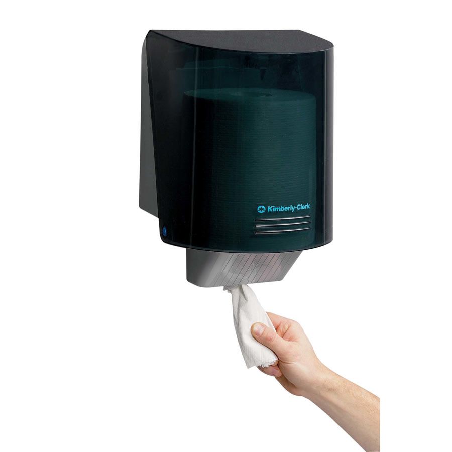 Kimberly-Clark Professional Centrefeed Roll Wiper Dispenser 7087 - 1 x Grey Centrefeed Dispenser