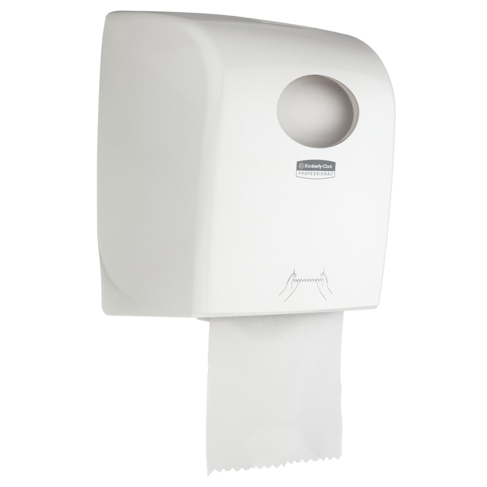 Aquarius Rolled Hand Towel Dispenser 7375 - 1 x White Paper Towel Dispenser