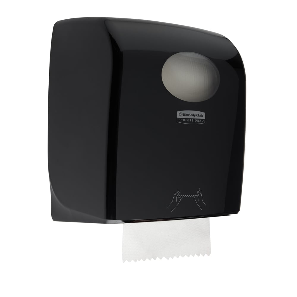 Aquarius Rolled Hand Towel Dispenser 7376 - Black