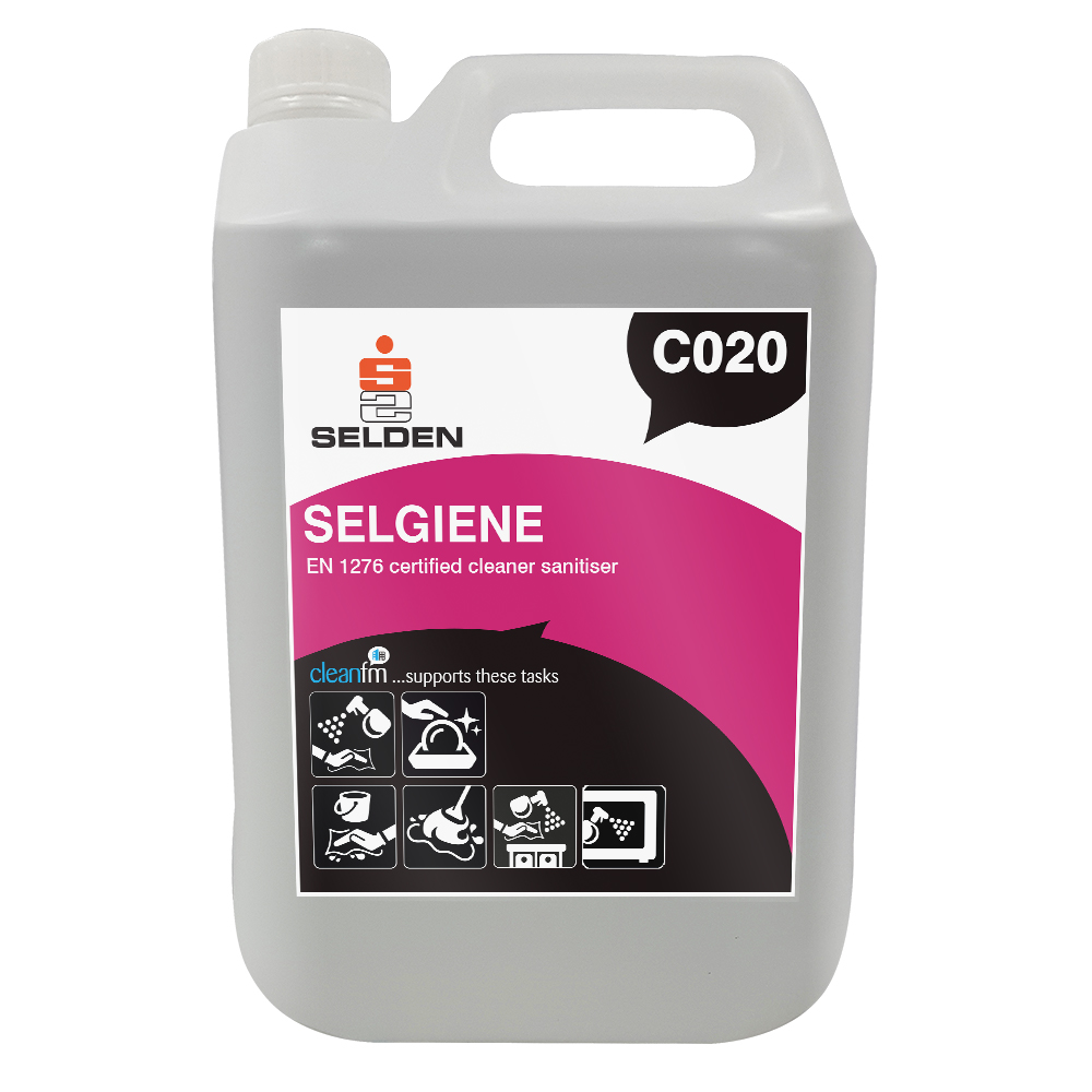 C020 | Selden Selgiene Cleaner Sanitiser - 5L