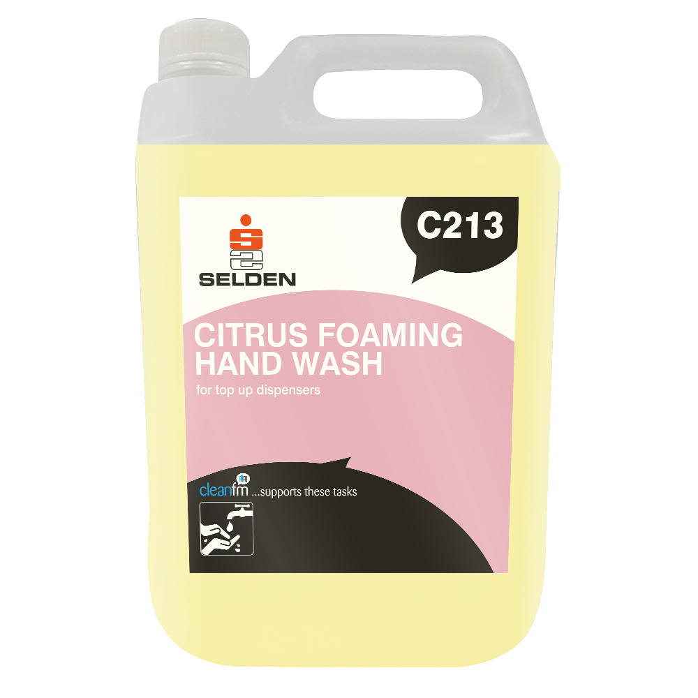 C213 Citrus Foaming Hand Wash 5L