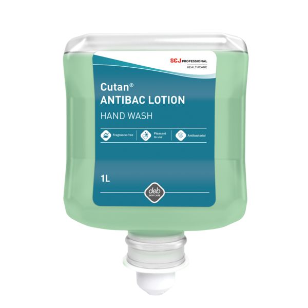 Cutan Antibacterial Lotion Hand Wash - Case of 6 x 1L Cartridge - CGE39K