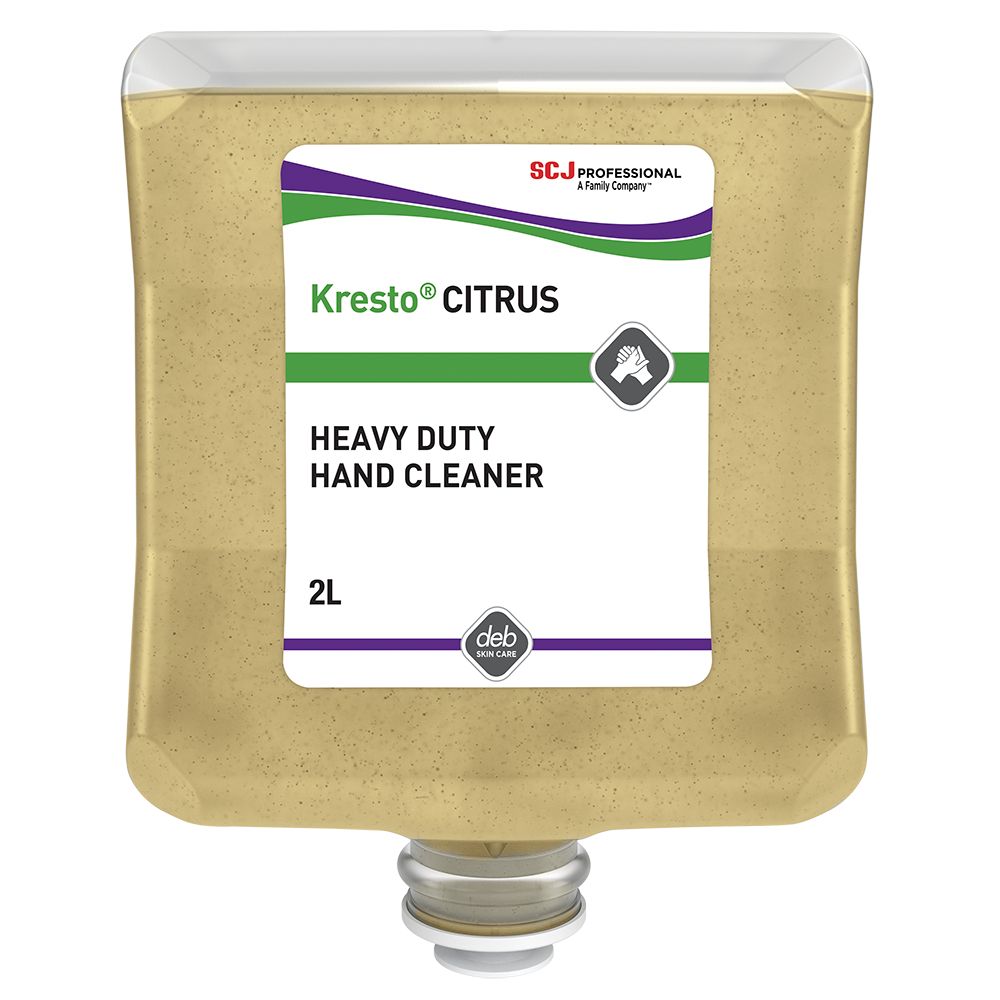 Kresto Citrus - Super Heavy Citrus Hand Cleanser - Case of 4 - 2L Cartridge - CIT2LT
