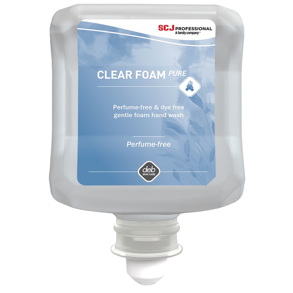 Clear FOAM - Washroom Foam Hand Wash - Case of 6 - 1L Cartridge - CLR1L