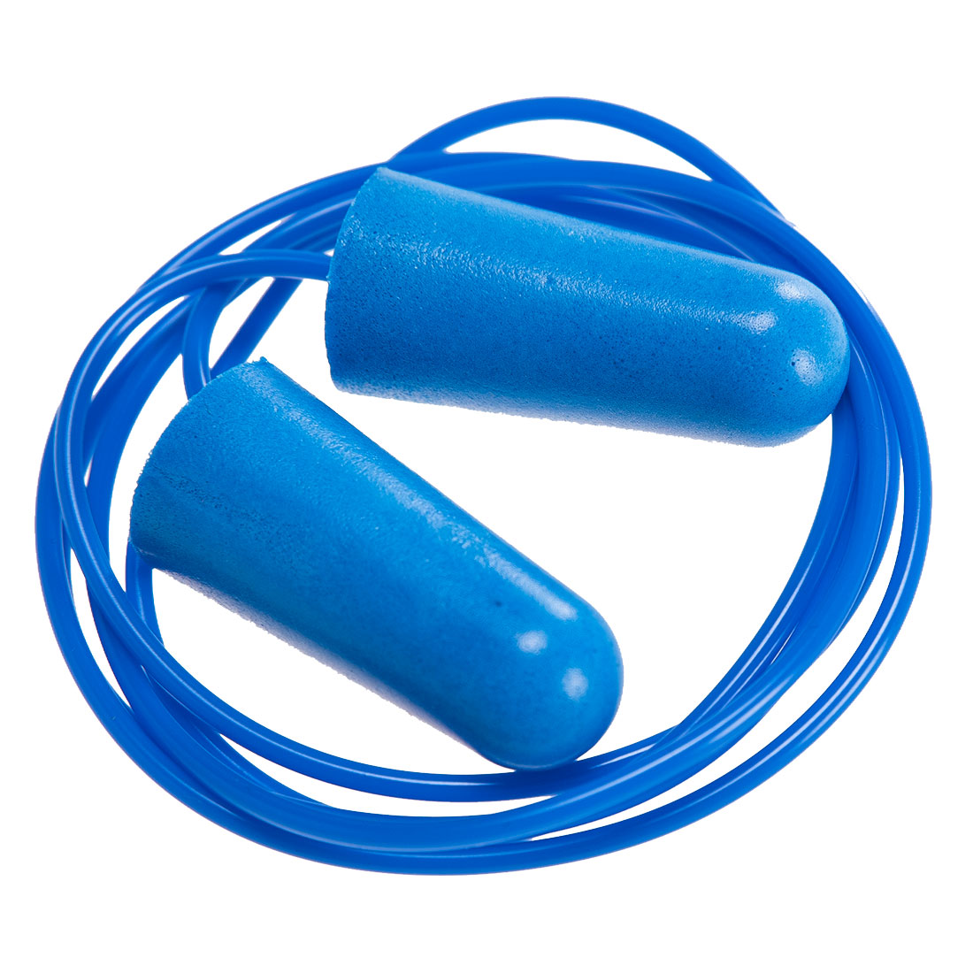 EP30 - Detectable Corded PU Ear Plug (200 pairs) Blue
