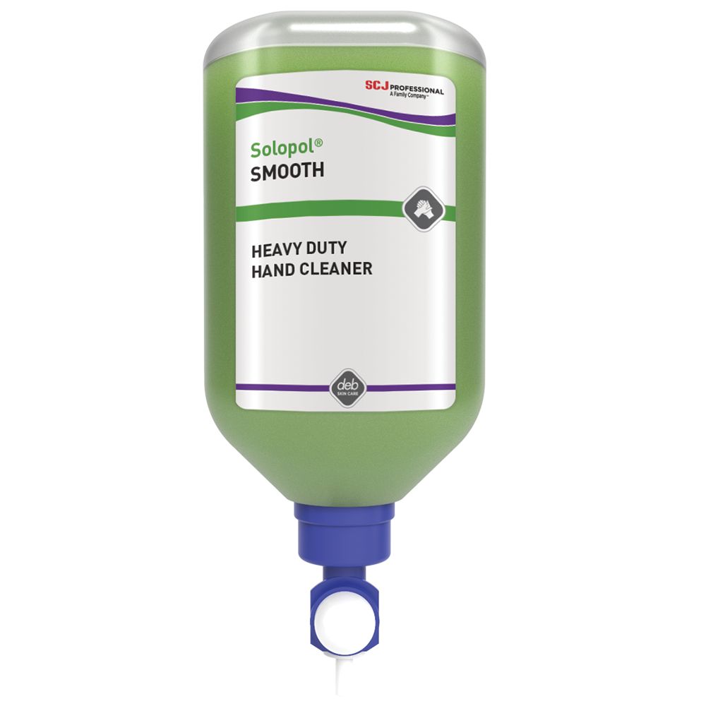 Solopol Smooth (Skin Safety Cradle) Heavy Duty Hand Cleaner - Case of 6 x 750ml Cartridge - CRH36V