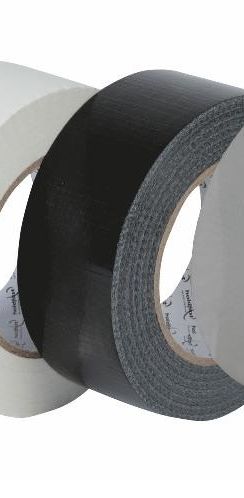 Black Cloth 50mm gaffer tape - 50m per roll.