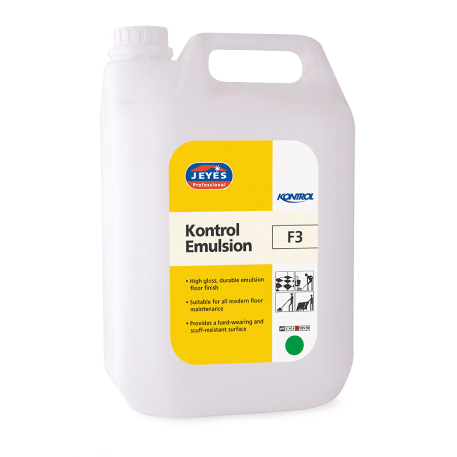 Jeyes F3 Kontrol Emulsion Floor Polish 5L