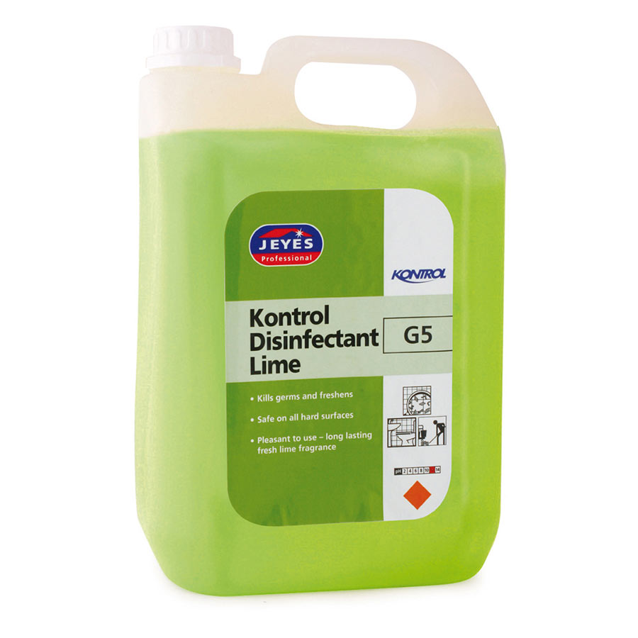 Jeyes G5 Kontrol Disinfectant Lime 5L