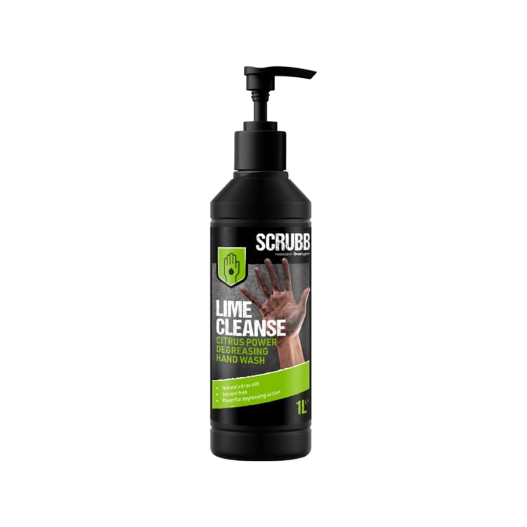 Scrubb Lime Cleanse - Citrus Power Degreasing Hand Wash - 1L with Pump Top