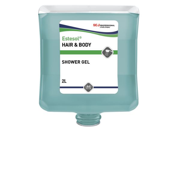 Estesol Hair & Body - Shower Gel - 2L Cartridge - Case of 4 - HAB2LT
