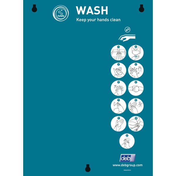 Single Zone WASH Board (Board Only) Cleanse Antimicrobial - HWASHSZB