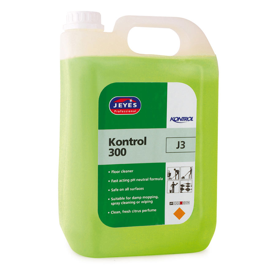 Jeyes J3 Kontrol 300 PH Neutral Floor Cleaner 5L