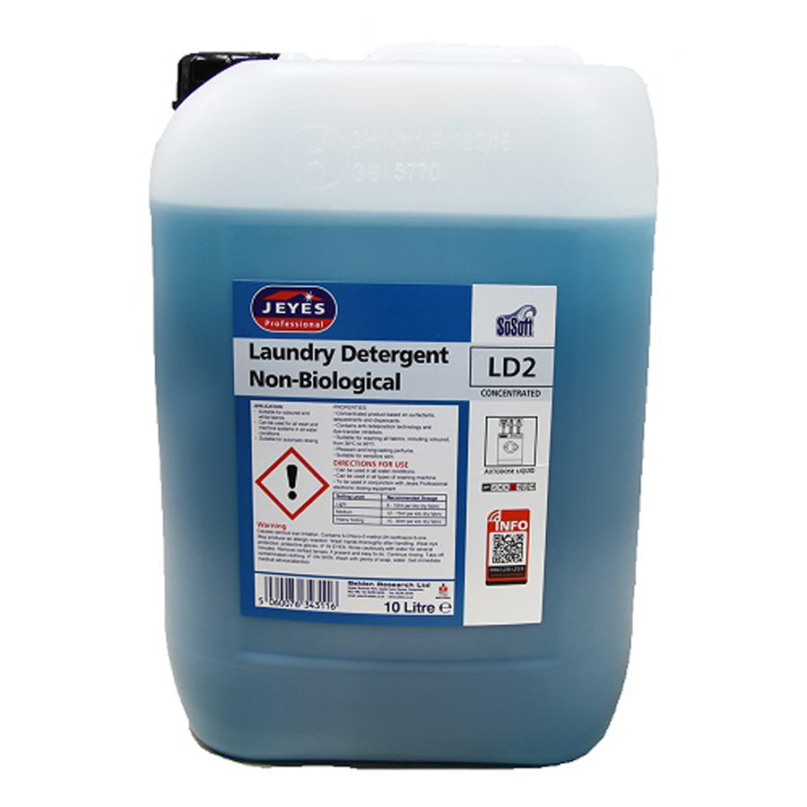Jeyes LD2 Sosoft Non Bio Detergent 10L