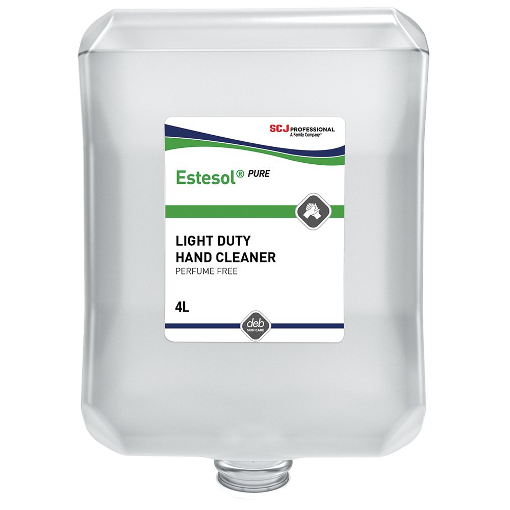 Estesol PURE - Light Duty Hand Cleaner - 4L Cartridge - Case of 4 - PUW4LTR