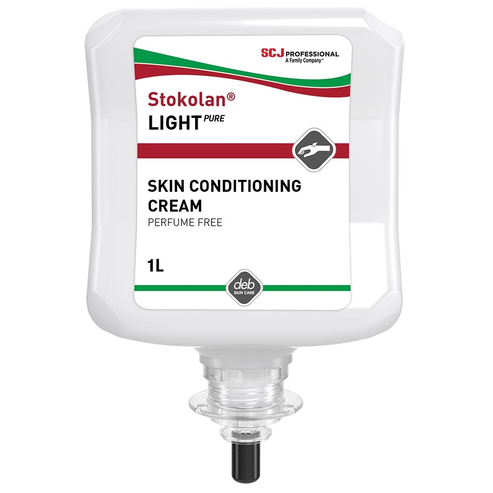 Stokolan Light PURE - Skin Conditioning Cream - 1L Cartridge - Case of 6 - RES1L