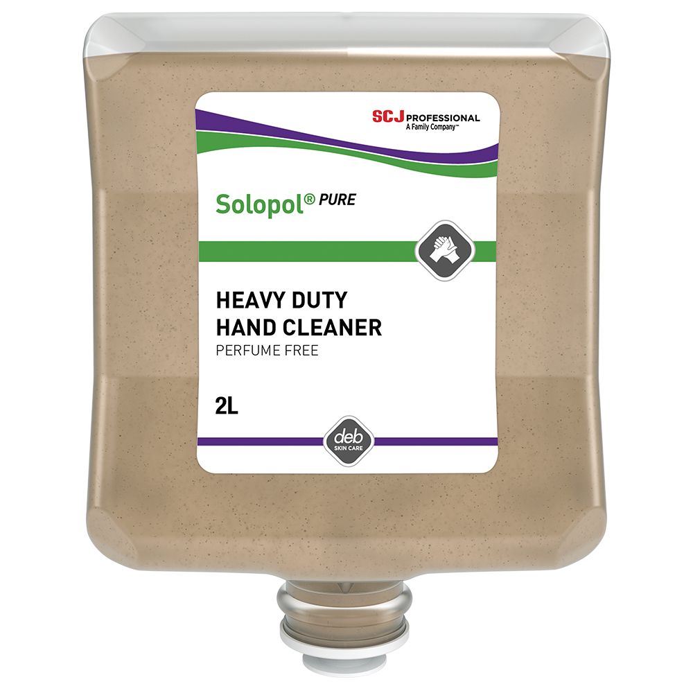 Solopol PURE Heavy Duty Hand Cleaner - Case of 4 x 2L Cartridge - SCP2LT