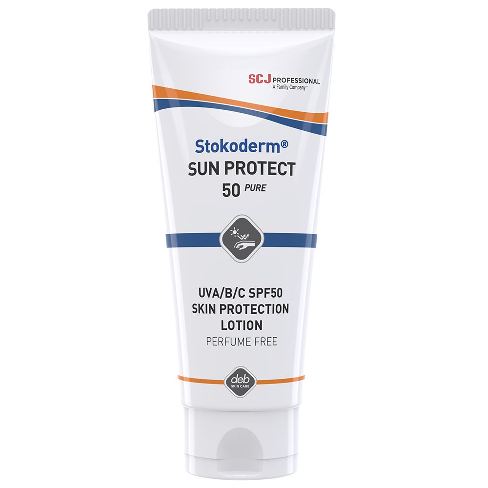 Stokoderm Sun Protect 50 PURE - SPF50 UV Skin Protection Lotion - 100ml Tube - Case of 12 - SPC100ML