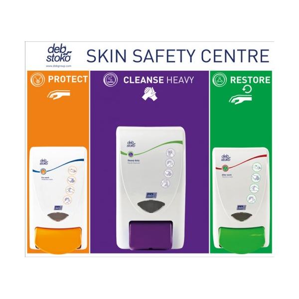 Skin Safety Centre 3-Step (Small: 2 Litre) Pre-Work/Cleanse Heavy/Restore  - SSCSML1EN