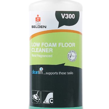 V300 VMIX Low Foam Floor Cleaner Label