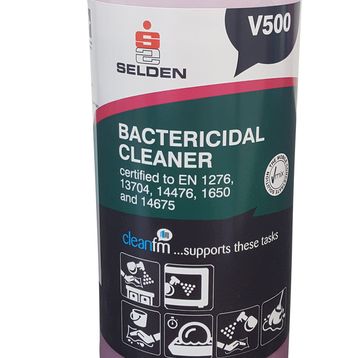 V500 VMIX Bactericidal Kitchen Cleaner Label