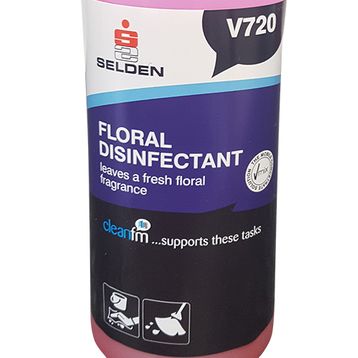 V720 VMIX Floral Disinfectant Label