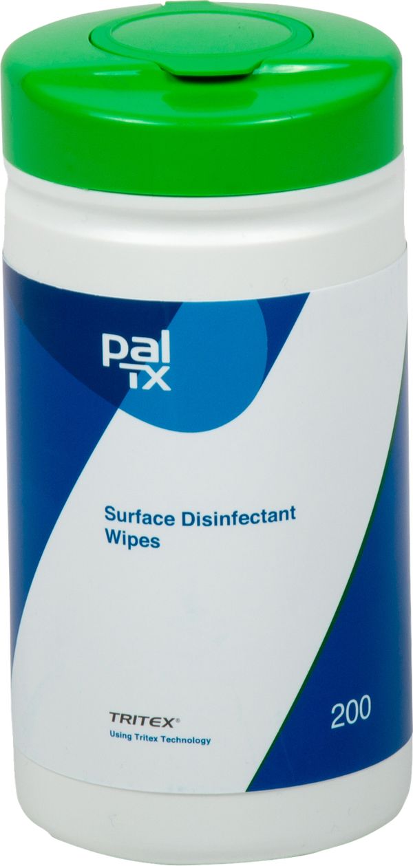W20230T Pal TX Probe/Surface Disinfectant Wipe - 200 Sheet Tub