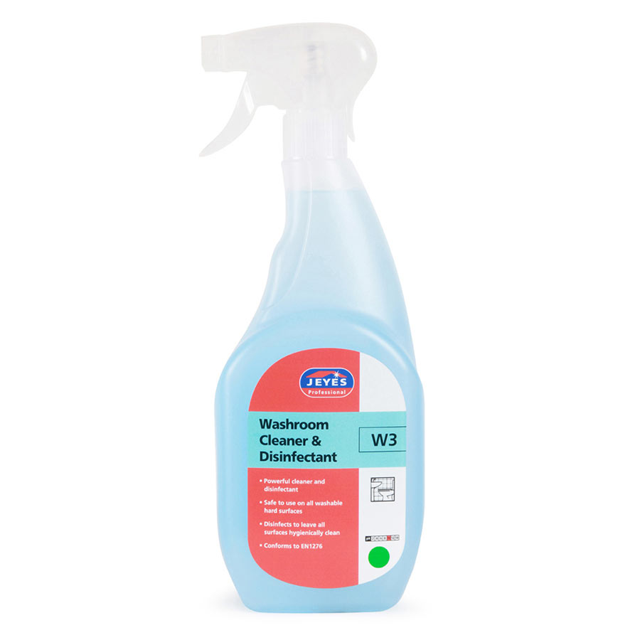 Jeyes W3 Washroom Cleaner Disinfectant 750ml