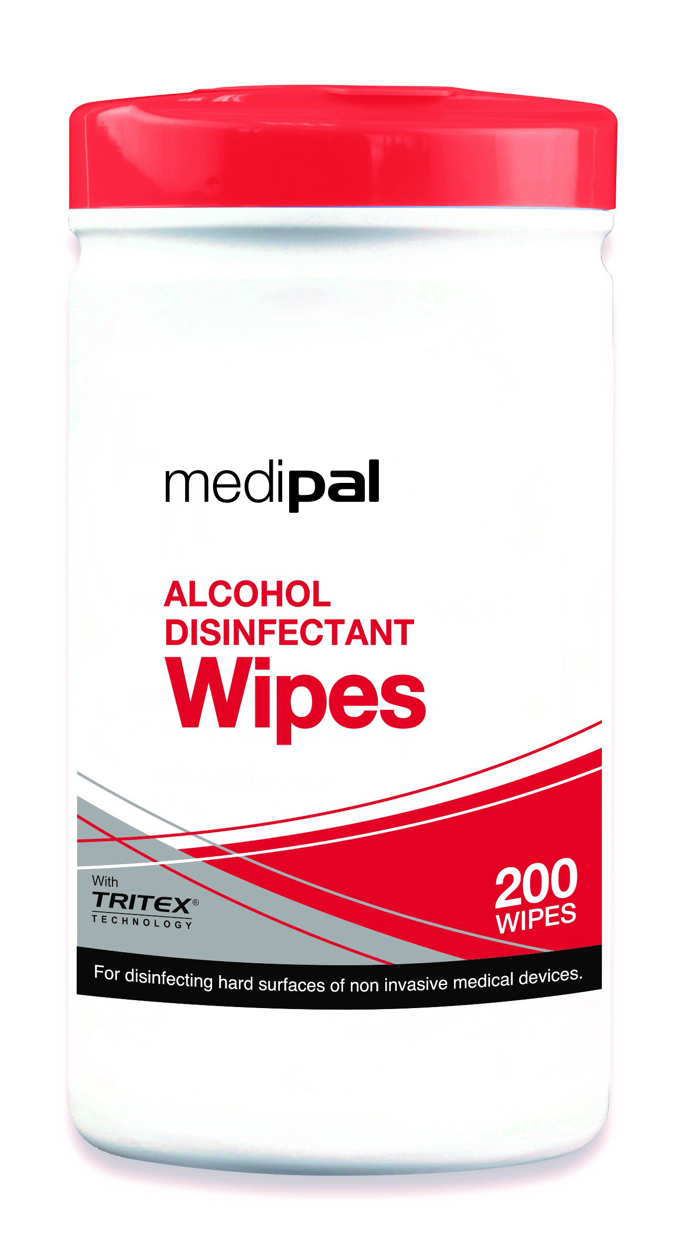 Medipal Alcohol Wipes - 200 Sheet Tub (W600110)