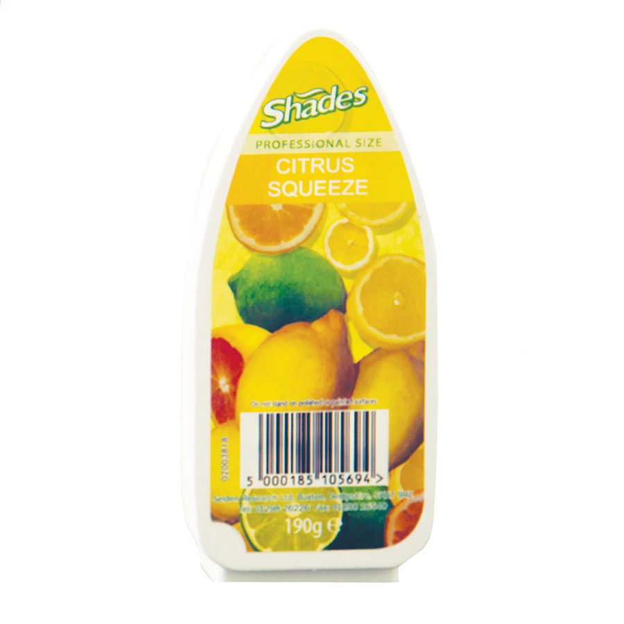 YSH3 Gel Air Freshener 190g Citrus Squeeze Deb Disposables Ltd