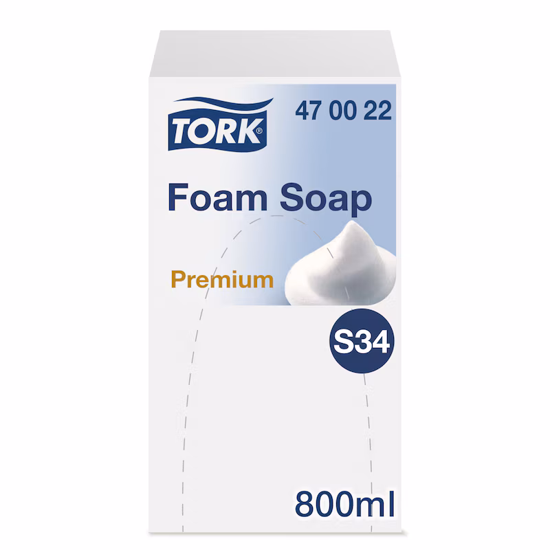 Tork 470022 Premium Foam Soap Pink - 800ml, Case of 6
