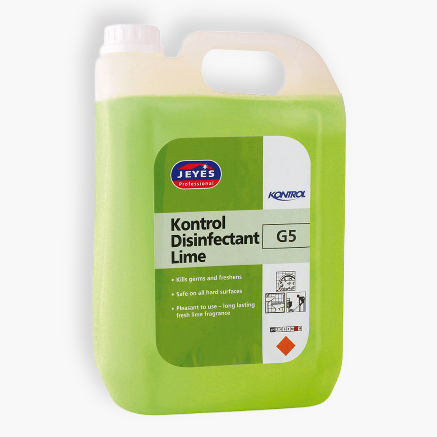 Jeyes G5 Kontrol Disinfectant Lime 5L