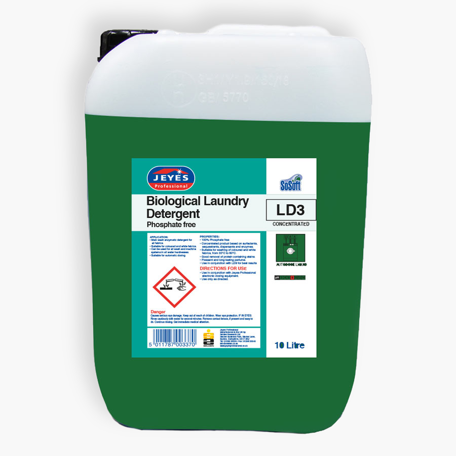 Jeyes LD3 Biological Laundry Detergent 10L