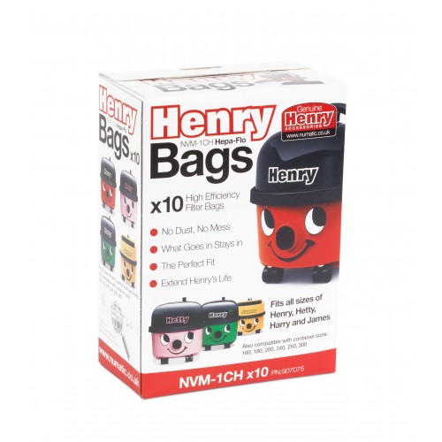 Numatic Henry Hoover Bags - Pack of 10