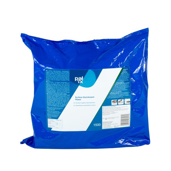 Pal TX Surface Disinfectant Wipes - 2x1500 Sheet Refill Pouch (Q233230T)