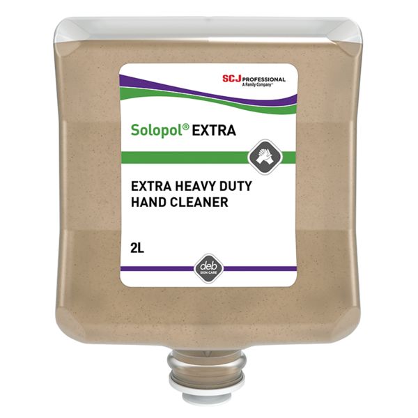 Solopol EXTRA - Extra Heavy Duty Hand Cleaner - Case of 4 x 2L Cartridge - SCU2LT