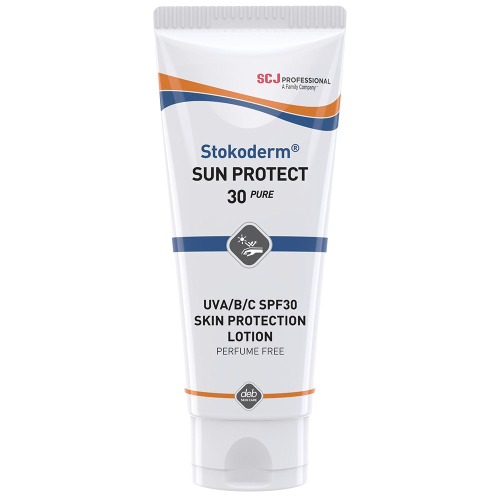 Stokoderm® Sun Protect 30 PURE SUN100ML UV Skin Protection Cream 100ml Tube - Case of 12